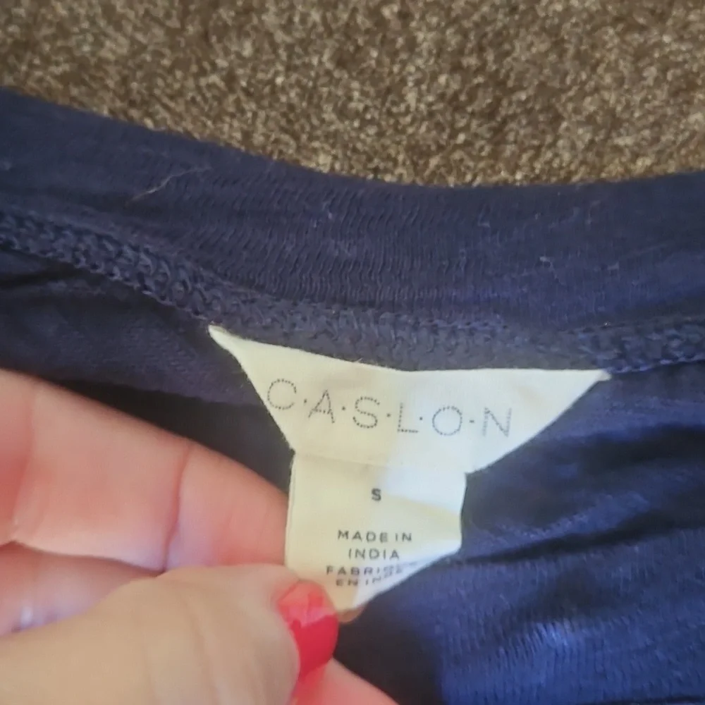 Caslon Navy Top